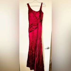 Prom bridesmaid dress red small
